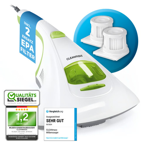 Cleanmaxx milbensauger c - cleanmaxx, uv-c